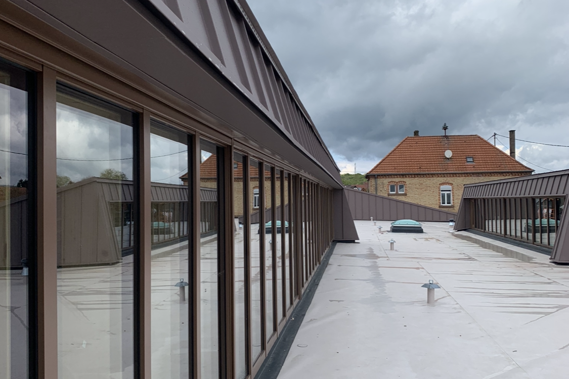 Joint de bout en alu &agrave; Hegeney Obernai